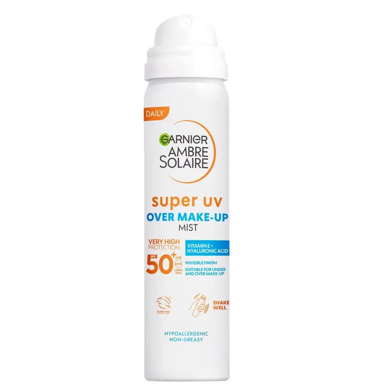 Garnier Ambre Solaire Super UV Over Make Up Face Mist SPF50