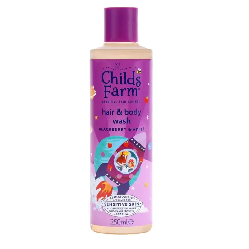 Childs Farm Hair & Body Wash - Blackberry & Apple Scent 250ml