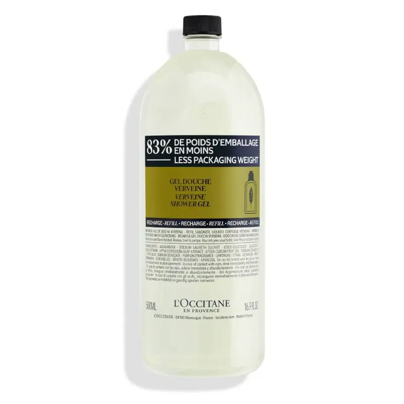 L'Occitane En Provence Verbena Shower Gel Refill 500ml