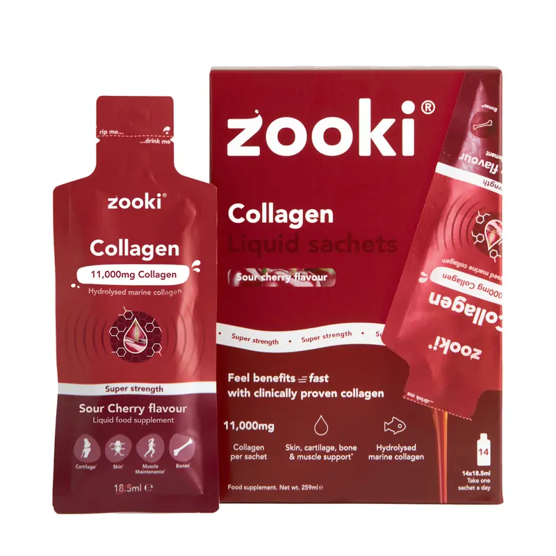 Zooki Super Strength Marine Collagen Sour Cherry 14s