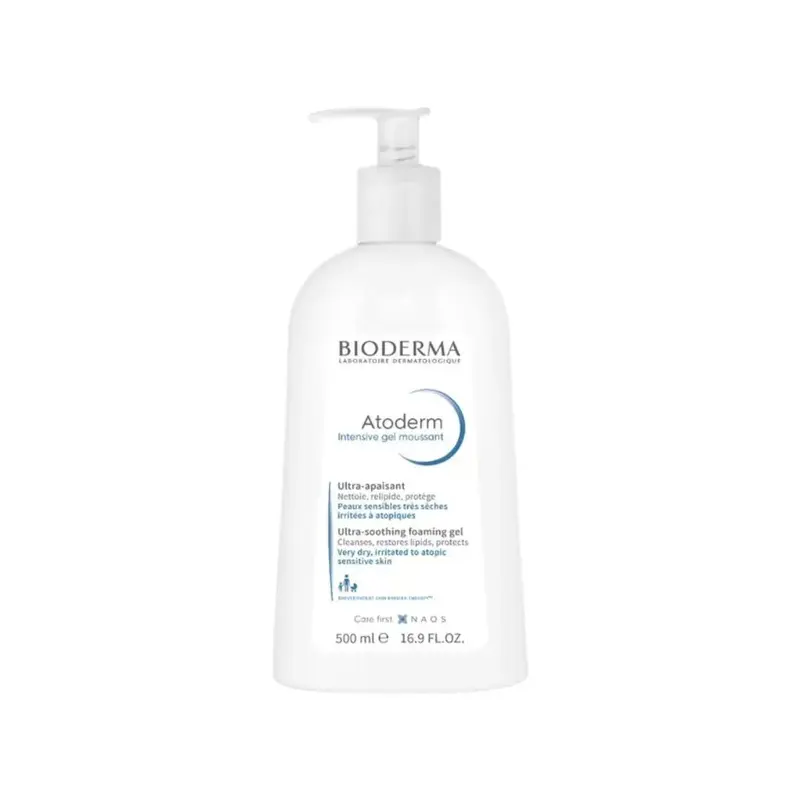Bioderma Atoderm Intensive Gel Moussant Foaming Gel Pump 500ml