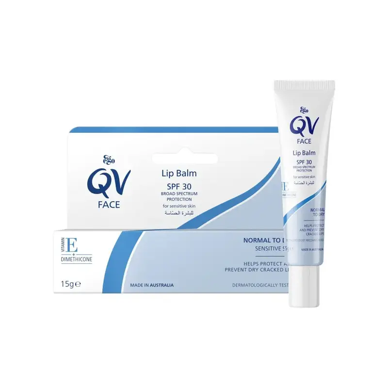 EGO QV Face SPF30 Lip Balm 15g Normal to Dry
