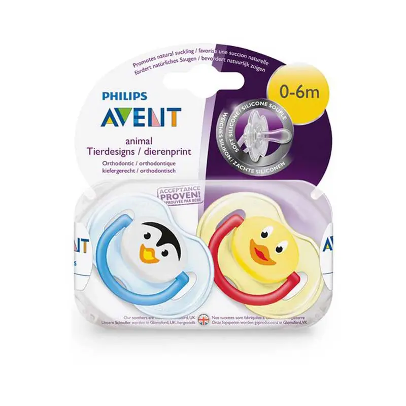 0-6m Pacifiers Ultra Air Animals