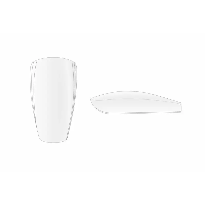 100er Tip-Beutel Gel X-tention Tips Ballerina short Matt