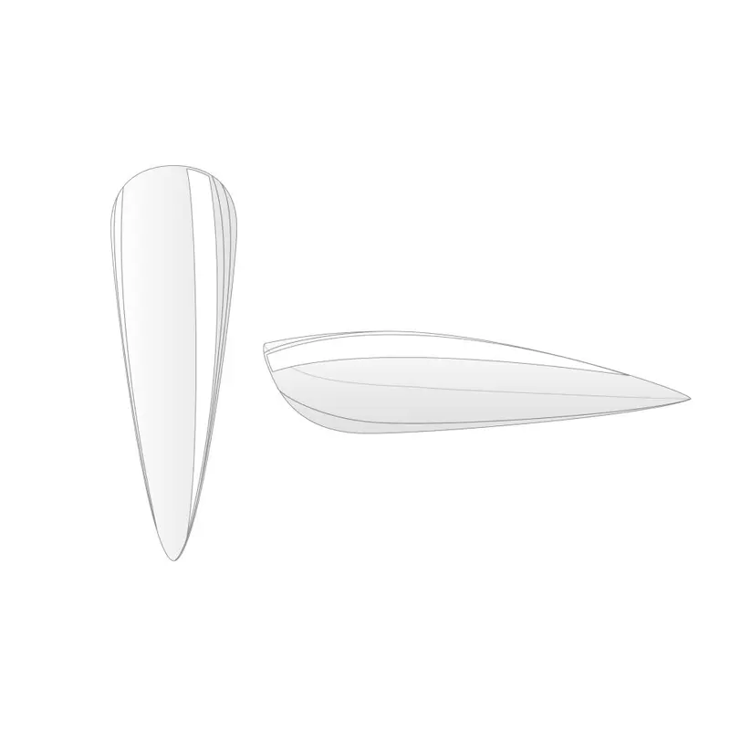 120 Stk. Tip-Beutel Gel X-tention Tips Stiletto ultra XXL