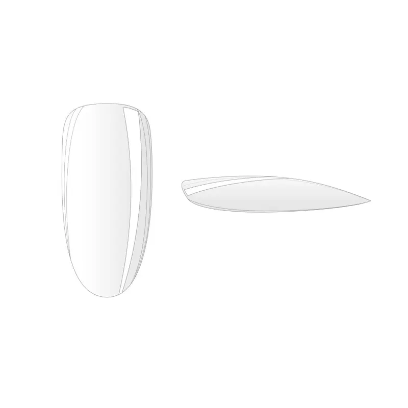 100/500er Tip-Beutel Gel X-tention Tips Oval long